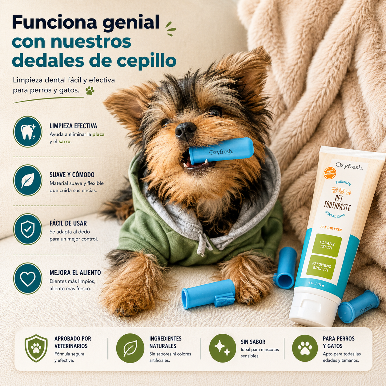 Premium Pet Toothpaste - Best Way to Clean Pet Teeth & Remove Plaque